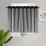 Kinryb Black Star Cut-Out Blackout Curtains Review